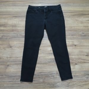LOFT Charcoal Grey Super Skinny Fit Jeans